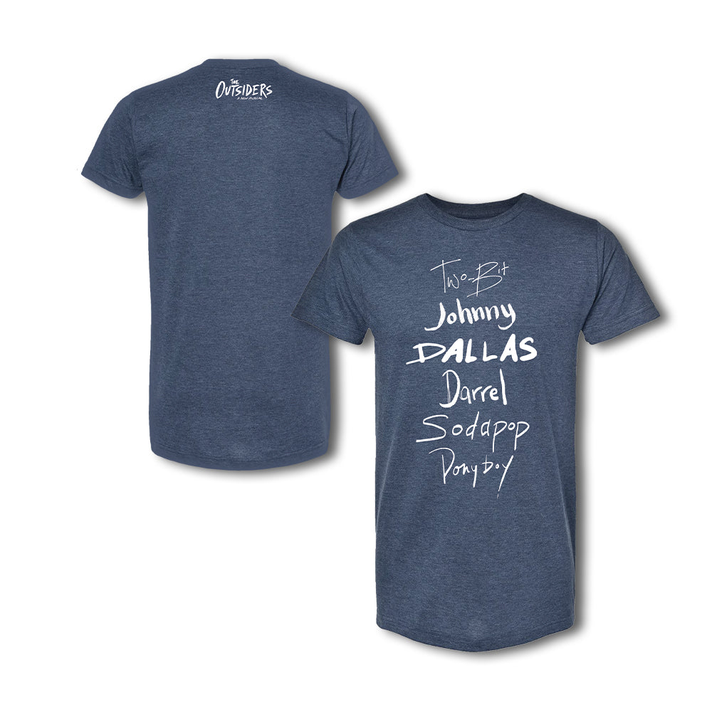 Outsiders Unisex Multi Names Tee – Outsiders Shop